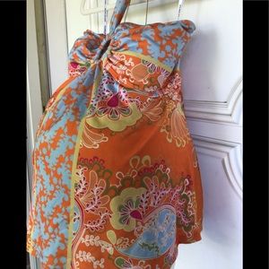 Maternal America Maternity HP halter tankini floral paisley set Size Large